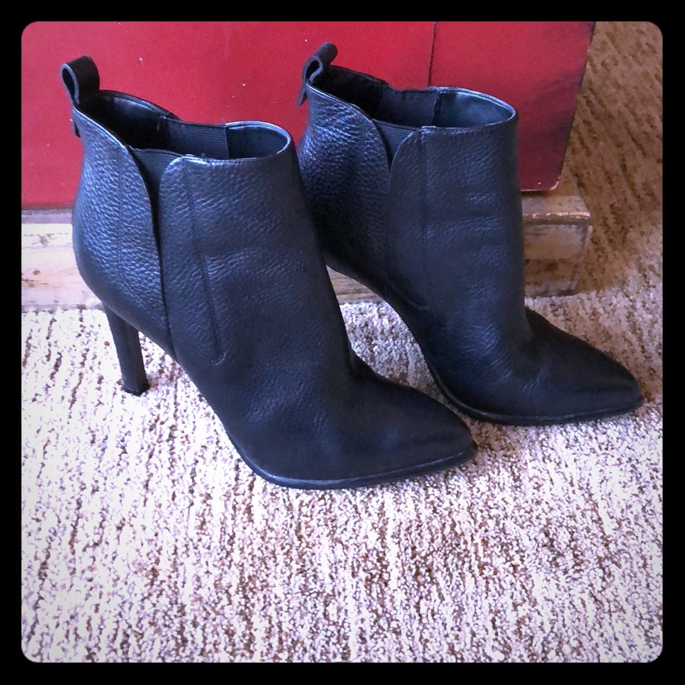 Black ankle boots